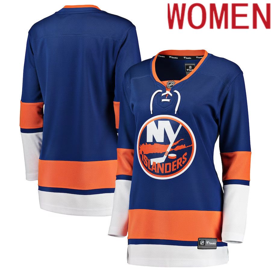 Women New York Islanders Fanatics Branded Blue Breakaway Home NHL Jersey